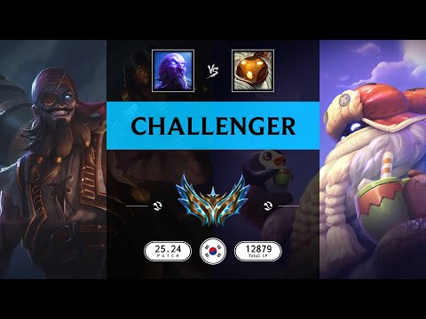 Challenger Match: Over 10.000 LP - KR server Patch 25.24