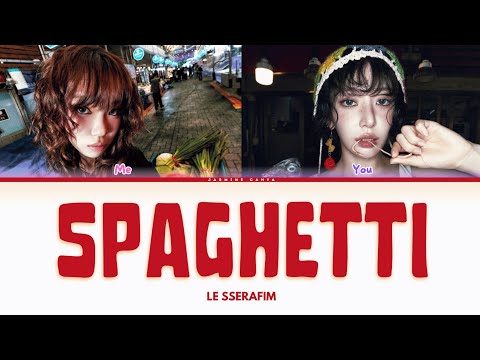 LE SSERAFIM (르세라핌) 'SPAGHETTI' [SING WITH ME | Ver.1]