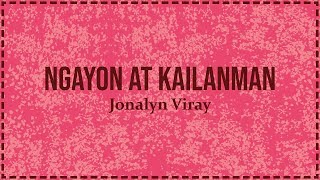 Ngayon at Kailanman - Jonalyn Viray [Lyric Video]
