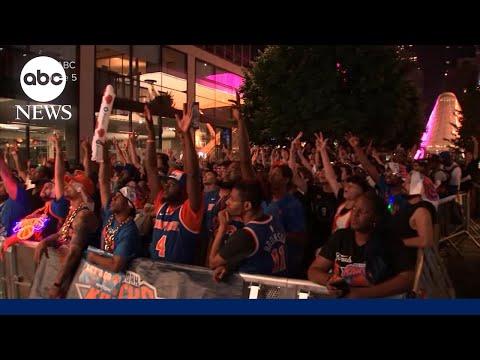 New York City lockdown as Trump attends NBA Finals between Knicks and Spurs
