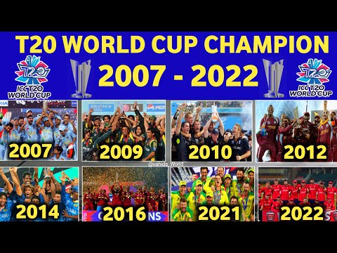 T20 World Cup All Season Winner & Runner up From 2007 -2022 || T 20 WC के सभी सीजन की चैंपियन टीम