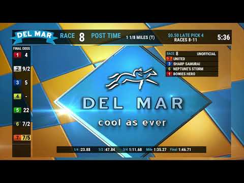 United wins Eddie Read Stakes (Gr II) race 8 at Del Mar 07/26/20