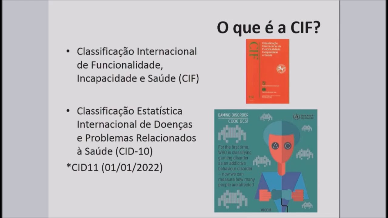 Curso Básico de classificação Internacional de Funcionalidade, Incapacidade e Saúde - CIF