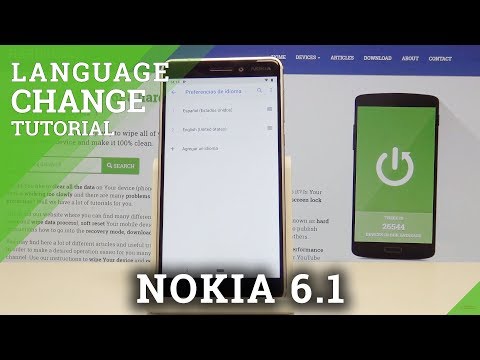 How to Change Language in Nokia 6.1 - Set Up Language