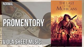 Download lagu Viola Sheet Music: How to play Promentory (The Last of the Mohicans) by Trevor Jones mp3