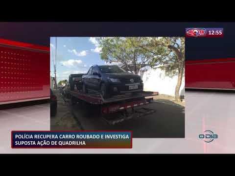 Polícia recupera carro roubado e investiga suposta ação de quadrilha 21 10 2020