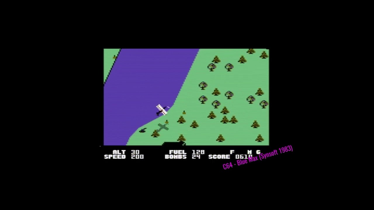 C64 - Blue max  - Synapse Software (1983)