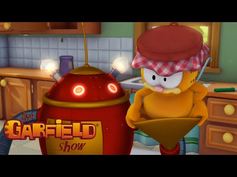 🧡🍕 The Robot | Garfield | Cartoon