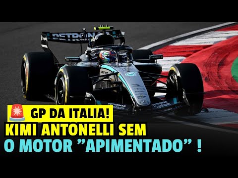 KIMI ANTONELLI SEM MOTOR "APIMENTADO" NO GP DA ITALIA | MERCEDES FOCOU EM CONFIABILIDADE