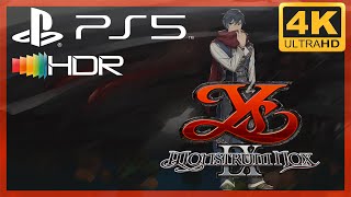 [4K/HDR] Ys IX : Monstrum Nox / Playstation 5 Gameplay