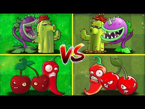 Random 10 Best Pair Team Plant PVZ 1 vs PVZ 2 Battlez - Who Will Win?