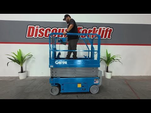 GENIE GS-1930 500lb Electric #8672 - Scissor lift for sale