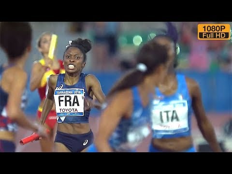 Women’s 4 x 400m Relay at Mediterranean Games Tarragona 2018