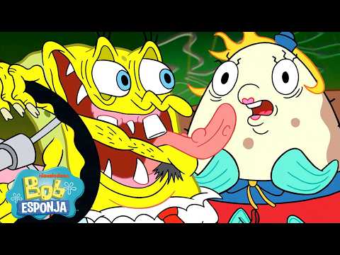 Bob Esponja | 3 HORAS de los episodios más locos de Bob Esponja! 🧽 | Español
