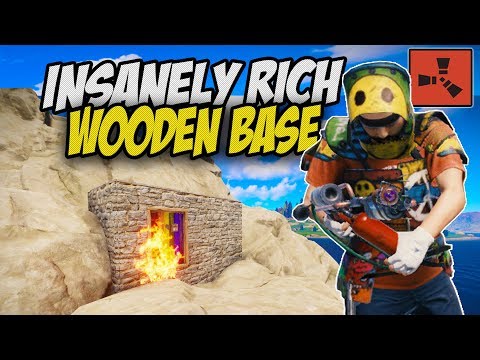 Raiding Insanely Rich Wooden Base! - Rust Solo Survival Gameplay