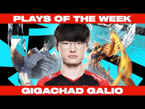 Faker’s HUGE 5-MAN Galio Taunt! | Plays of the Week