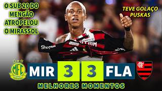 O SUB 20 DO MENGÃO HUMILHOU | Mirassol x Flamengo | Melhores Momentos | Brasileirão | 06/12/2025