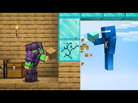 Survival Pro vs Creative Noob - 100 Hour Build Battle