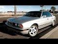 BMW E34 M5 1991 v2 для GTA 5 видео 7