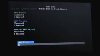 W3J BIOS update guide using AFLASH2 in DOS mode