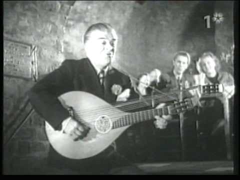 Evert Taube framför Sjösala vals