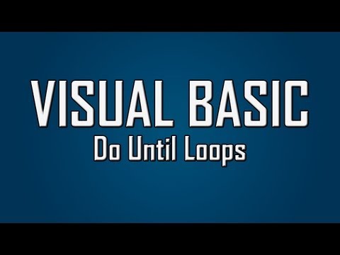 Learn Visual Basic - #21 - Do Until Loop