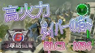 地球防衛軍6　DLC2　M34　ファランクスZATの火力が高すぎな件！