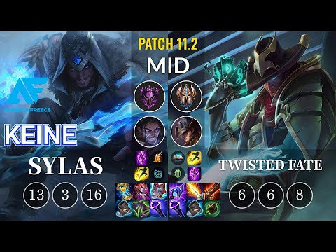 AF Keine Sylas vs Twisted Fate Mid - KR Patch 11.2