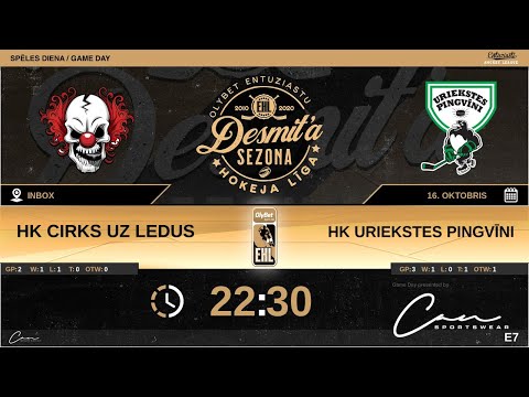 2020 10 16 HK Cirks uz Ledus - HK Uriekstes Pingvīni