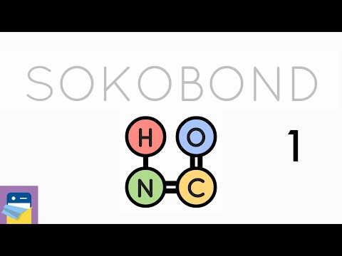 Sokobond: iOS/Android Gameplay Walkthrough Part 1 (by Draknek Limited) - YouTube