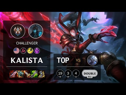 Kalista Top vs Volibear - NA Challenger Patch 10.25