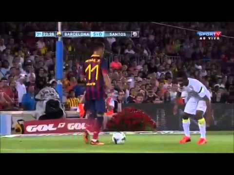 FC Barcelona 8 - 0 Santos Gamper Highlights All Goals 2 8 13