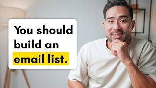 You should build an email list right now (this is how I’m doing it)