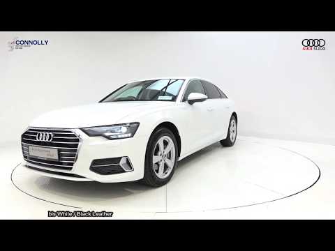 CMG AUDI SLIGO: 2019 Audi A6 40TDI SPORT 204BHP S-Tronic Auto Ibis White / Black Leather