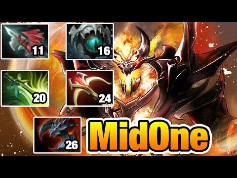 MidOne [Shadow Fiend] 1100GPM Farming Machine Dota2 7.02