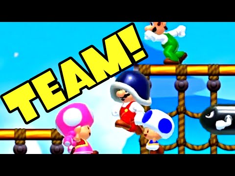 Super Mario Maker 2 Multiplayer Co-Op Together