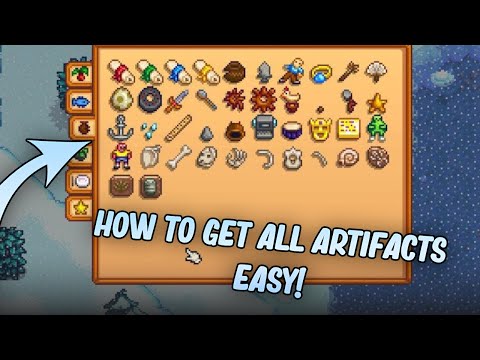 Stardew Valley How To Get all Artifacts/all Locations