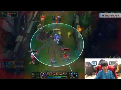 KT Rolster Ssumday as Alistar/Ezreal vs Thresh/Lucian