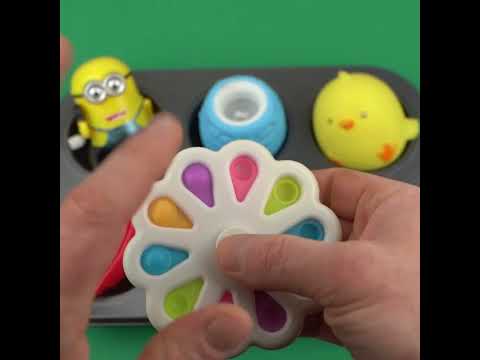 Satisfying Video l Making Rainbow Milk Bottle & Magic Egg With Kinetic Sand Cutting ASMR#157