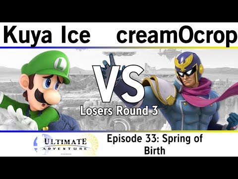 TUA: Episode 33 Spring of Birth - R3 | Kuya Ice (Luigi) vs. creamOcrop (C. Falcon) - Losers Round 3