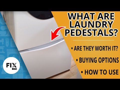 What Are Laundry Pedestals and Are They Worth Buying? | FIX.com
