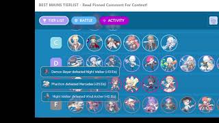Battle Tier List |Maplestory Reddit comm is Amazing for This|
