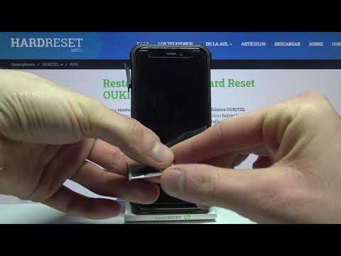 Cómo poner SIM y tarjeta de memoria en OUKITEL WP5 - chip y microSD