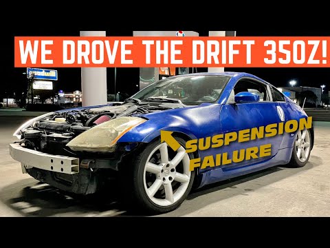 FIRST DRIVE In My $1,500 NISSAN 350z DRIFT Car *Doesn't Go Well*
