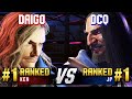 SF6 ▰ DAIGO (#1 Ranked Ken) vs DCQ (#1 Ranked JP) ▰ High Level Gameplay