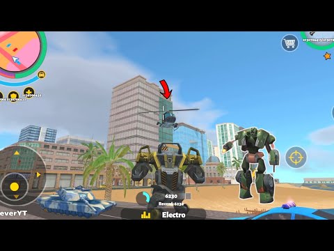 Rope Hero 3 (BD-100 Ground Assault Fight on Bridge) 5-Barrel Gatling Gun and Missile Launchers - HD
