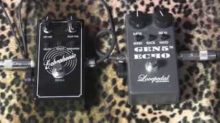 Lovepedal Shootout!  GEN5 ECHO vs ECHOPHONIC guitar delay pedal comparison