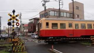 preview picture of video '小湊鐵道の電鈴式踏切 五井～上総村上 Kominato Railway Level Crossing'