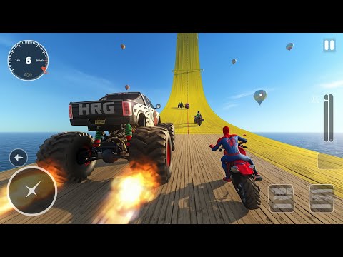 Monster Truck Mega Ramp Stunts Extreme Gt Racing