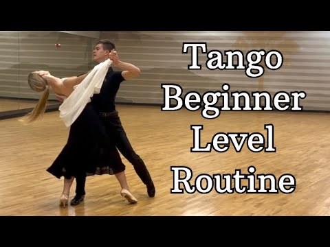 Tango Beginner Level Routine | Figure Names and Timing by Roma&Marta
